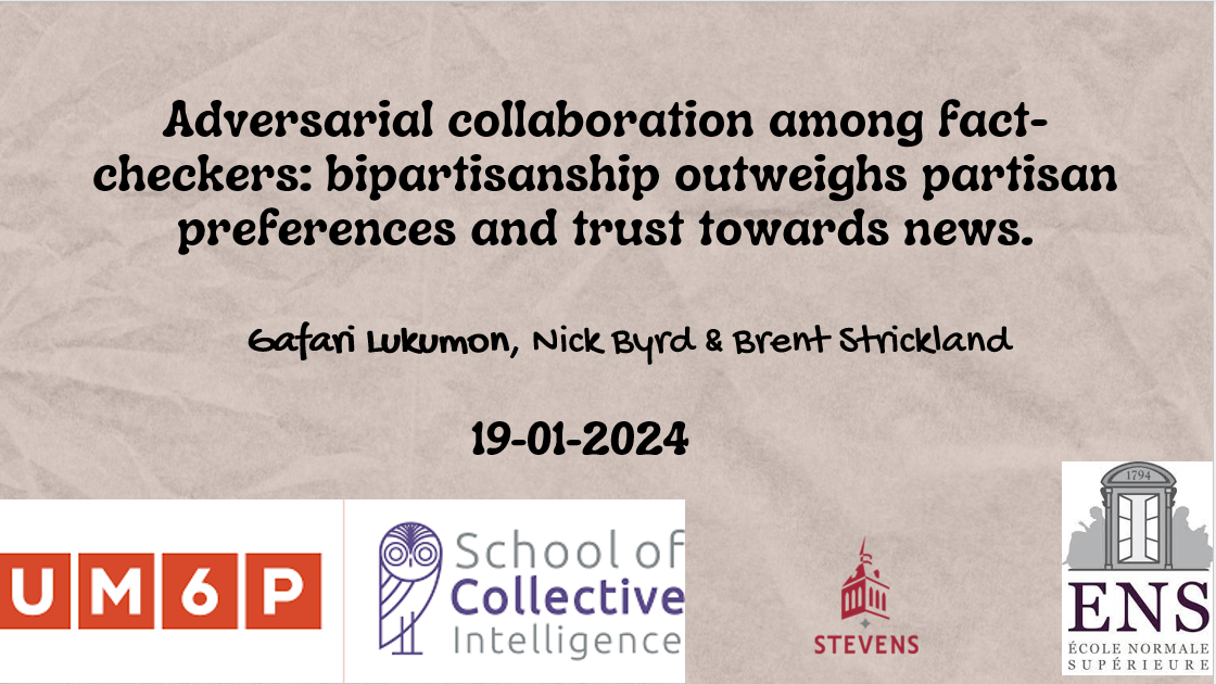 Last week, I gave a talk at SCI